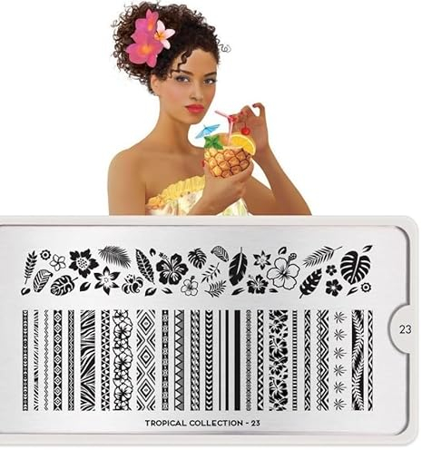 Moyou Stempel Schablone Tropical 23