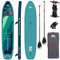 CampSup SUP Aqua Marina Super Trip 14'0 + 2 x Paddel Aufblasbares Stand Up Paddle Board Surfboard für Einsteiger & Fortgeschrittene mit zubehör