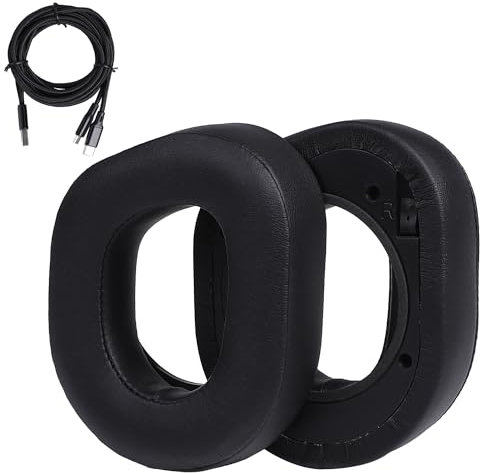 Fuworance Ersatz-Ohrpolster aus Proteinleder, für Turtle Beach Stealth 700 Gen 2/2, max. kabelloser Memory-Schaum mit Ladekabel (53 g)