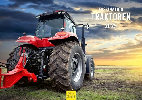 Edition Seidel Premium Kalender Faszination Traktoren 2025 Format DIN A3 Wandkalender Treckerkalender Trecker Traktor Auto Vintage Maschine