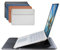 3 in 1 Laptop Sleeve Protective PU Leather Case Waterproof Shockproof Magnetic Closure Adjustable Stand Mouse Pad Lightweight 14 to16 Laptop and Tablet Universal Fit X-large Portable Durable Blue