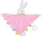 WATIIFUFU 1stk -komfortpuppe Speichel Handtuch Neugeborenes Speicheltuch Schlafende Puppe Beruhigendes Handtuch Babyspeicheltuch Säuglingsspielzeug Rosa Daunen Baumwolle