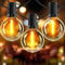 Torkase Outdoor String Lights Mains Powered, 27FT G40 Garden Festoon Lights with 12+1 Shatterproof G40 Plastic LED Edison Bulbs Waterproof for Outside Patio Gazebo Pergola Décor Wedding Cafe