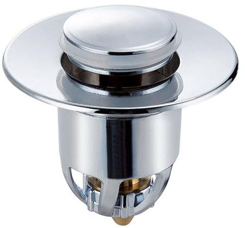 Filtre de vidange pop-up pour lavabo, bouchon de lavabo de type poussoir pour lavabo, désodorisant anti-odeur, bouchon de lavabo anti-obstruction avec panier attrape-cheveux pour lavabo