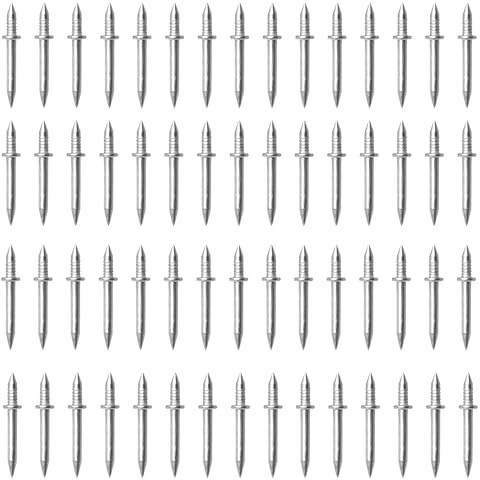 50Pcs Double Headed Skirting Nails with 1 Socket Tool.