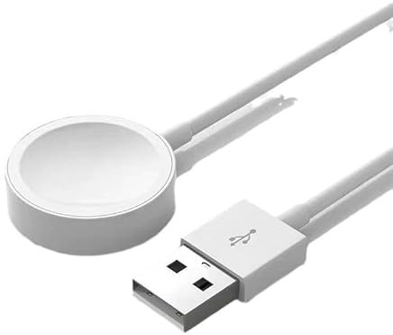 Cargador para Apple Watch, Cable de Carga Magnético Portátil USB C Compatible con iWatch Series 10 9 8 7 6 5 4 3 2 Ultra SE Cargador Reloj Cable de Carga Magnética Inalámbrica Tipo C USB A 1M