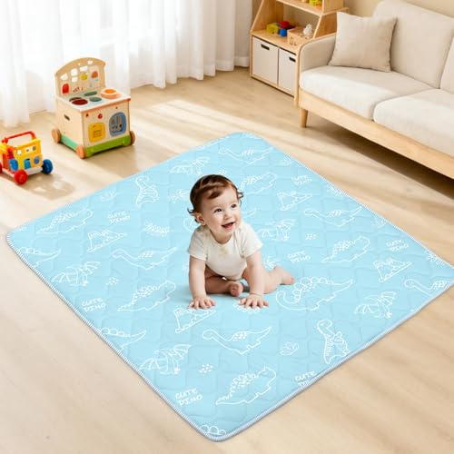 Krabbelmatt Baby Große Faltbar Weiche Spielmatte Krabbeldecke 127x127cm | Weiche Maschinen Waschbare Rutschfester Spieldecke für mädchen Jungen Kinder zum Krabbeln