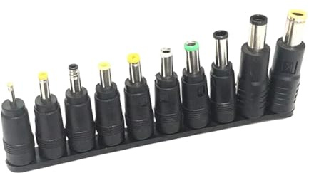 10 In 1 Laptop Power Adapter Connector Plug Charging Cable Cord For Webcam Bluetooth-compatible Loudspeaker Accessories Power Adapter Set