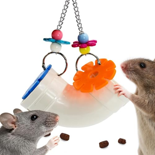 Jevnd Rat Enrichment Foraging Toy, Wide Opening for More Treats, Easy-Clean