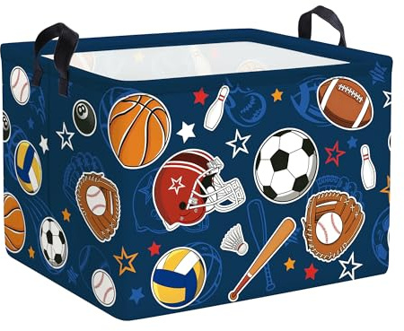 Clastyle Ball Kinder Wäschekorb Baby Spielzeug Aufbewahrungsbox | Faltbarer, Wasserdicht, Tragkraft 25 kg, für Kinderzimmer Badezimmer Schlafzimmer, für Bücher Spielzeug Kleidung