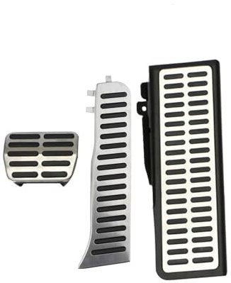 Auto Pedale Gaspedal Für Tiguan 2009–2016 Automatik Schaltgetriebe Linkslenker Gas Bremspedalabdeckung Aus Edelstahl(3Pcs at with Rest)