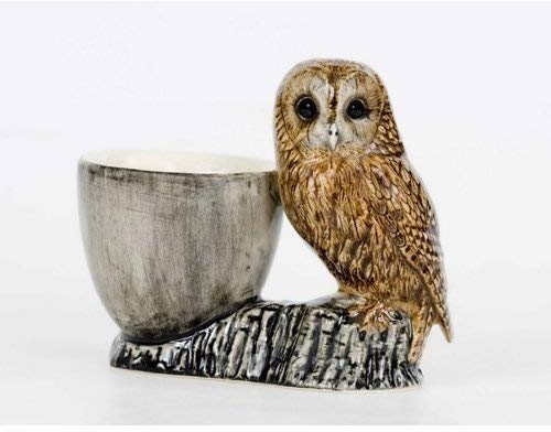 Quail Ceramics – Waldkauz mit Eierbecher