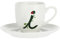 La Porcellana Bianca - Tazzina da Caffè con Piattino Lettera 'I' in Gift Box - Solotua - Arredo Casa, Tè, Caffè e Colazione - Porcellana - 90 cc
