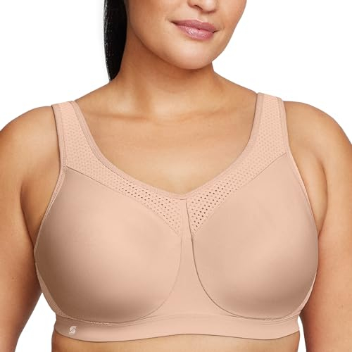 Glamorise Damen Wonderwire-Sport-BH Hohe Belastung, Haut,95D