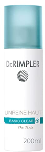 Dr. Rimpler Gesichtswasser Mischhaut für Unreine und Fettige Haut I Reinigungs-Tonic gegen Pickel, Akne, Mitesser I Klärendes Reinigungswasser für Männer und Frauen, vegan 200ml
