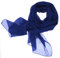 DOLCE ABBRACCIO by RiemTEX ® Schal Damen LADY SUNSHINE Seidentuch Tücher mit hohem Seidenanteil Pashmina Stola Tuch in sattem Blau Halstuch Kopftuch Damen Seidenschal Elegante Schals (Royalblau)