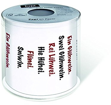 1 Rolle Toilettenpapier Glühwein Klopause Weihnachten