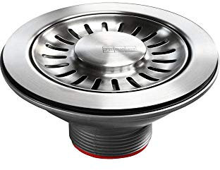 FRANKE 112.0307.599 Siebkorb-Stopfenventil 3,5 Zoll Semi-Integral ohne Überlaufanschluss/Sanitized/Ersatzteil Spüle/Ablaufgarnitur