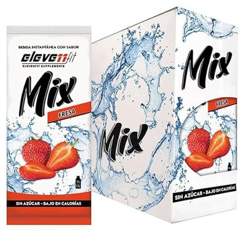 Eleven Fit Caja 24 Uds Mix Sabor Fresa Sin Azúcar 200 g