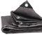 Lestarain universal Gewebeplane Abdeckplane Schutzplane，wasserdicht und haltbar Bauplane Bootsplane mit Ösen für Auto Gartenmöbel Pool 280g/m²,3x4m,Grau