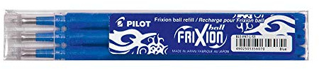 PILOT Tintenroller-Ersatzmine BLS-FR7, Strichfarbe: blau (3 Minen, blau)