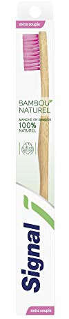 Signal Brosse à Dents Manuelle Bambou 100% Naturel, Extra Souple x1