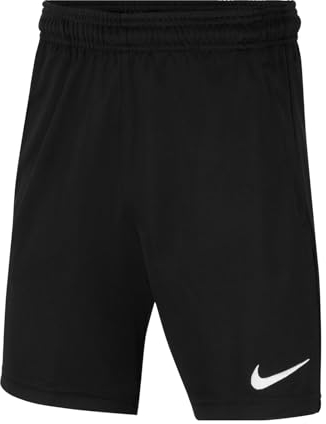Nike Unisex Kinder Dri-fit Park Shorts, Black/Black/White, XS-116/128 EU