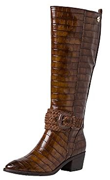 MARCO TOZZI By Guido Maria Kretschmer 2-2-85500-27, Stivali alla Moda Donna, Cognac Croco, 37 EU