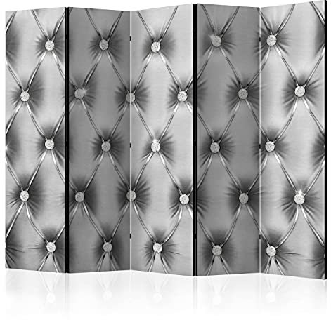 murando - Paravent Raumteiler Glamour, 225x172 cm, 5-teilig, Wohnzimmer