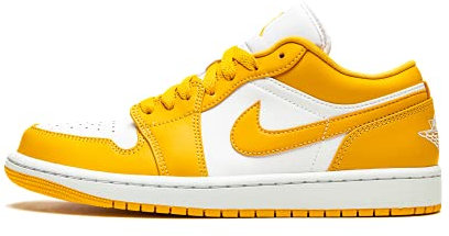 Nike Herren Air Jordan 1 Low Sneaker, gelb, 42.5 EU