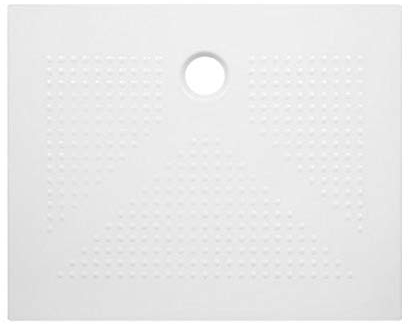 PIATTO DOCCIA H3 RETTANGOLARE IN CERAMICA DIANHYDRO Nero opaco cm 70 x 90 H. 3