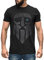 Neverless® Herren T-Shirt Odin Gott Valhalla Wikinger Nordmänner Mythologie Wotan schwarz-grau 4XL