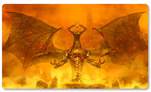 Four leaves Nicol Bolas - MTG Spielmatten+Kostenlose wasserdichte Tasche,MTG Playmate Table Mat, MTG Mouse Pad,Dustproof and Waterproof for Supporting MTG Combat