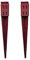 Unibos | Heavy Duty | Fence Post Spike Holder Support | Rust Resistant Metal Stakes | Drive down Spikes for Posts | Spike Grip Holder (2)