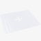 Oxford Homeware Shower Bath Mat Non Slip Anti Mould - Clear 53x5cm Square Shower Mat for Bathtub and Bathroom with Drain Holes and Strong Suction Cups Machine Washable Bath Mats