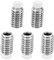 PATIKIL M4x7mm Nylon Spitze Grubenschraube 5 Pack Metrische Sechskant Buchse Kopf Kugelkopf Rutschfest Set Schrauben Innere Sechskant Antrieb Hardware 304 Edelstahl