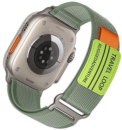 Correas Trail Loop para Correa Apple Watch 42mm 40mm 41mm 38mm 44mm 45mm 49mm 42mm iWatch Hombre/Mujer, Pulsera Nylon Deportivas para Correa Apple Watch 10 Series 9 8 7 6 5 4 3 SE 2nd Ultra/2