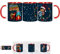 Taza de cerámica estampada con diseños Películas, literatura y películas -325 ml- Interior a color. Ideal como regalo microondas lavavajillas (STITCH NAVIDAD DISNEY)