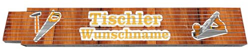 2m Zollstock - Tischler - mit Wunschname - Text - Spruch - individuell personalisiert - Glieder-Maßstab - Meterstab bedruckt - für Männer Opa Papa Vatertag Wunschtext Weihnachten Baustelle