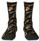YANDM Saxophon Posaune Musik Schwarz, Crew-Socken, Kompressionssocken, lässige, neuartige Sportsocken für Unisex