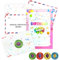 20Pcs Birthday Party Invitations for Kids,Childrens Birthday Invitations Cards,Girls Party Invites Cards with Folding Envelope Design and Thank You Stickers