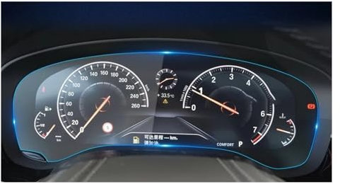 MARQI Navi Displayschutzfolie Für 5 Series F07 F10 F11 F18 G30 G38 520 530 528 540 550 Auto Navigation Schutz Gehärtetes glas GPS Schutz Film Auto Navigation Glas (Farbe : 2019 no camera)