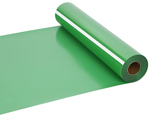 RENLITONG Fruit Green Iron on Vinyl Roll - 12Inch x40ft HTV Heat Transfer Vinyl for T-Shirt HTV Vinyl Rolls for All Cutter Machine - Easy to Cut & Weed for Heat Transfer Design (Fruit Green, 40ft)