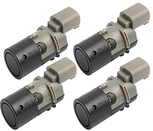 4 Stück PDC Parksensor Einparkhilfe 66206989069/6989069, Für BMW E39 E46 E53 E60 E61 E63 E64 E65 E66 E83 X3 X5, Grau