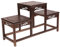HOLIDYOYO Holz-Pflanzenständer Quadratisches Topfpflanzen-Riser-Tablett Blumentopf-Stützen Blumensockelhalter Bauernhaus-Display Bonsai-Rack Action-Figuren-Organizer