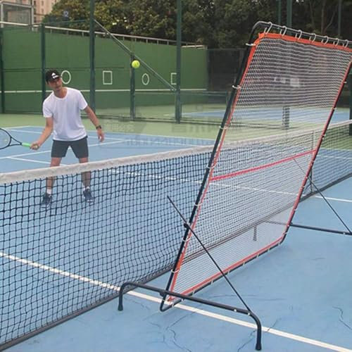 Tragbares Tennis-Rebound-Netz, 6,7 x 6 Fuß Rebound-Wand für Tennis- und Schlägersport-Ballrückwand, ausgezeichnetes Tennistraining, für Tennis-Rebounder im Innen- und Außenbereich