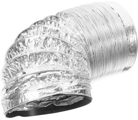 Angoily Replace Air Duct Hose 1.5m Flexible Dryer Vent Pipe Range Hood Vent Hose for Stove