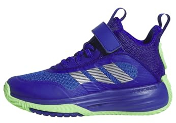 adidas Mixte Enfant Ownthegame 3.0 Shoes, Lucid Blue/Silver Met./Lime Burst, 29 EU