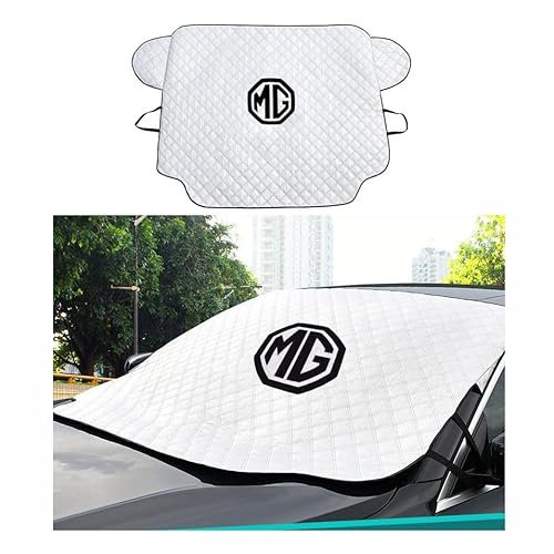 WACDXST Schneedecke Für Die Windschutzscheibe des Autos,für MG ZS 2020-2023 2024 Frontscheibe Abdeckung Winter Gegen Schnee Staub Sonne