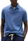 Tommy Hilfiger Herren Poloshirt Kurzarm 1985 Regular Fit, Blau (Faded Indigo Heather), 3XL